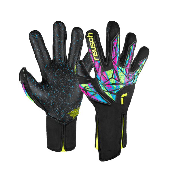 Reusch Attrakt Fusion Strapless 5470979 7052 schwarz gelb 1